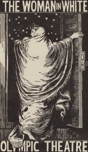 Plakatentwurf für eine Theateradaption von Wilkie Collins