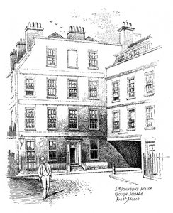 Dr. Johnsons Haus, 17 Gough Square, London, 1912