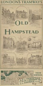 Altes Hampstead, Straßenbahnlinien von Frederick Adcock