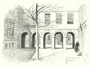 Pump Court, Temple von Frederick Adcock