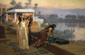Kleopatra auf den Terrassen von Philae von Frederick Arthur Bridgman