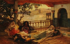 Abend über Algier, ca. 1880-1889