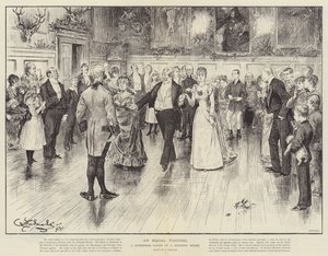 Gleiche Bedingungen, ein Weihnachtsball in einem Landhaus