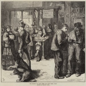 Der Markt für Hunde- und Katzenfleisch, Paris von Frederick Barnard