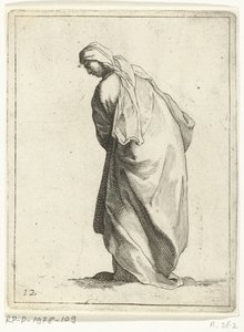 Laufende Frau von Frederick Bloemaert