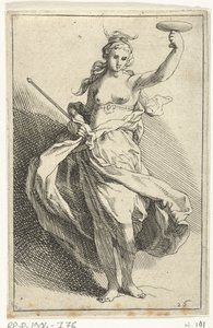 Frau mit Kelch und Zepter