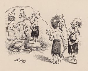 Unsere antediluvianen Vorfahren von F. Opper: Nummer Fünfundvierzig von Frederick Burr Opper