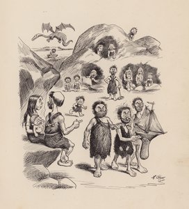 Unsere antediluvianischen Vorfahren von F. Opper: Nummer Eins von Frederick Burr Opper