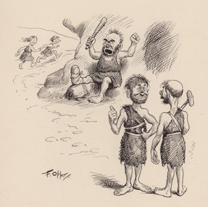 Unsere antediluvianischen Vorfahren von F. Opper: Nummer Dreißig von Frederick Burr Opper