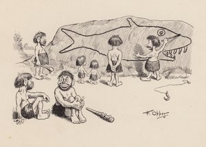 Unsere antediluvianischen Vorfahren von F. Opper: Nummer Achtunddreißig von Frederick Burr Opper