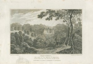 Beaudesert Halle und Park: Gravur, undatiert [ca. 1830]