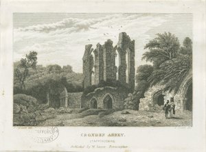 Croxden Abbey (Kupferstich, ca. 1830)