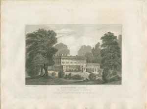 Trentham Hall: Gravur, um 1830