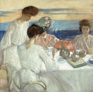 Nachmittagstee auf der Terrasse