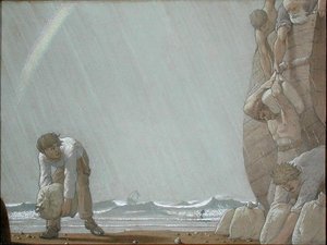 Händler auf See von Frederick Cayley Robinson