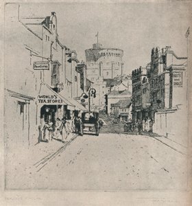 Peascod Street, Windsor, um 1918 von Frederick Charles Richards