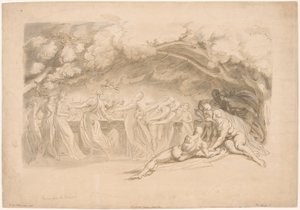 Der Tanz der Nymphen, aus Der Sturm von Frederick Christian Lewis
