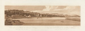 Ansicht von St. Cloud und Mt. Calvary von Pont de Seve 1802; Platte 18 aus Ansichten in Paris, das Emanuel-Volumen Nachzeichnung der Platte B1981.25.2627