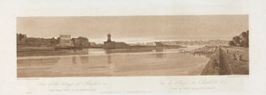 Blick auf das Dorf Chaillot & C. vom Pont de la Concorde 1803; Platte 17 aus Ansichten in Paris, das Emanuel-Volumen Nachzeichnung der Platte B1981.25.2626