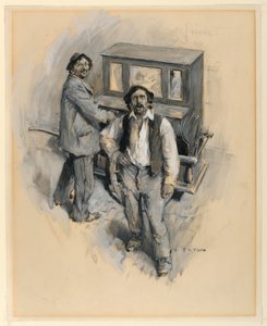 Die Orgel und die Stimme wieder unter unseren Fenstern