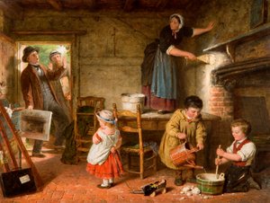 Der bestürzte Künstler, 1866