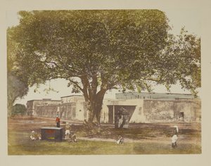 Gefängnis, Kalkutta. Fotograf: Fiebig, Frederick ca. 1851-1852 Ansichten von Kalkutta und umliegenden Bezirken. von Frederick Fiebig