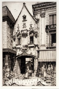Eine Szene in Tours