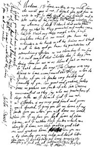 Brief von Arabella Stuart an die Gräfin von Shrewsbury, spätes 16. - frühes 17. Jahrhundert, 1865 von Frederick George Netherclift