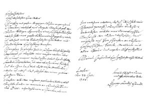 Brief von Georg Friedrich Händel, 1750 1865