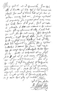 Brief von Robert Dudley, Earl of Leicester, an Lord Burghley und Sir Walter Mildmay, 1576 von Frederick George Netherclift