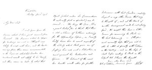 Brief von William Pitt an den Herzog von Portland, 1796 von Frederick George Netherclift