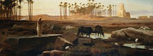 Memphis, am Nil, 1882 von Frederick Goodall