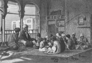 Die Schule des Sultans Hassan, graviert von Butterworth und Heath von Frederick Goodall