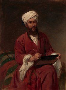 William Edward Dighton 1822-1853 in orientalischer Kleidung, ca. 1852-53 von Frederick Goodall