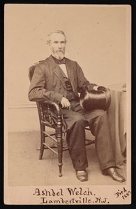 Porträt von Ashbel Welch 1809-1882, vor 1882