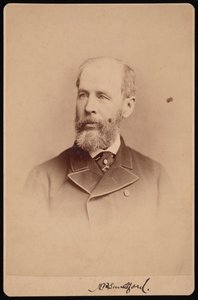 Porträt eines unbekannten Mannes, Oktober 1876 von Frederick Gutekunst