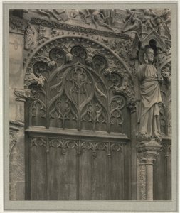 Kathedrale von Bourges: Krypta unter dem Kirchenschiff, ca. 1900 von Frederick Henry Evans