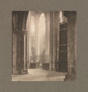 Höhe und Licht in der Kathedrale von Bourges von Frederick Henry Evans