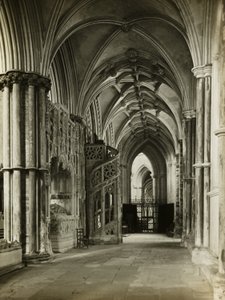 Ely Cathedral: Nordchor-Gang nach Westen