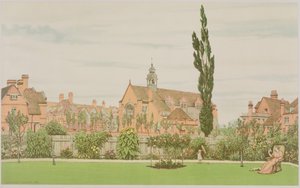 Kirche und Pfarrhaus, Bedford Park, 1881