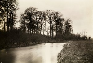 Kelmscott Manor: Die Themse in der Nähe des Herrenhauses, 1896
