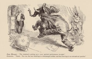 Pantomime-Elefant von Frederick Henry Townsend