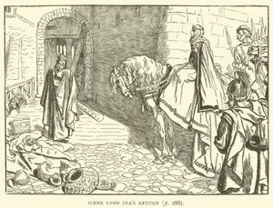 Szene bei Inas Rückkehr von Frederick Henry Townsend