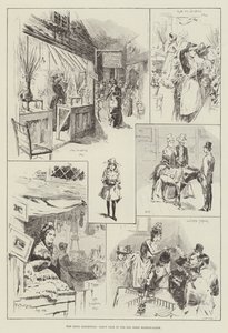 Die Irische Ausstellung, Fancy Fair im Alten Irischen Marktplatz von Frederick Henry Townsend