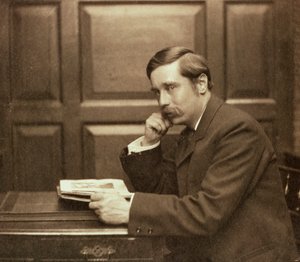 HG Wells, britischer Autor, 1903 von Frederick Hollyer