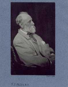 Porträt von George Frederick Watts (1817-1904) von Frederick Hollyer