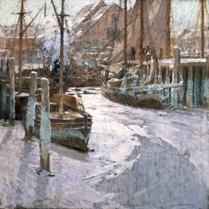 Eingefrorene Schiffe von Frederick John Mulhaupt