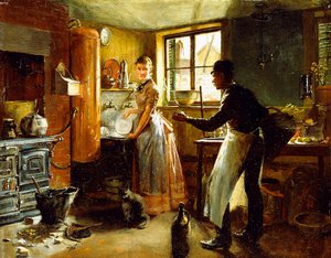 Unter den Treppen, 1885