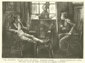 Illustration für Martin Chuzzlewit von Frederick L. Bernard