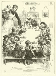 Die Krippe - Essenszeit von Frederick L. Bernard